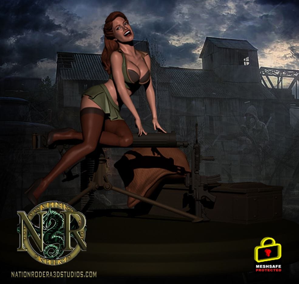 P站图纸印象馆 NR3DS 美国陆军女兵 NR3DS 美国陆军女兵