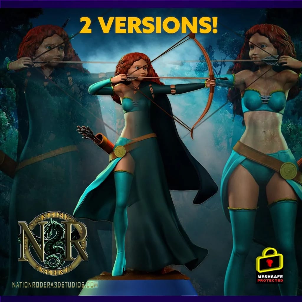 P站图纸印象馆 NR3DS 勇敢传说 梅莉达 NR3DS 勇敢传说 梅莉达