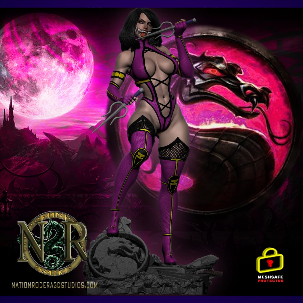 P站图纸印象馆 NR3DS 真人快打 米莉娜 NR3DS 真人快打 米莉娜