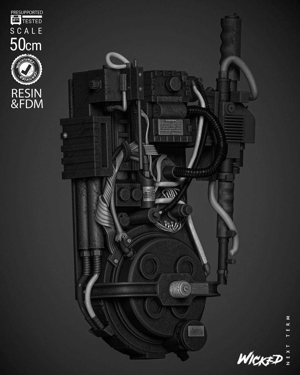 P站图纸印象馆 3DWicked 捉鬼敢死队 质子背包 3DWicked 捉鬼敢死队 质子背包