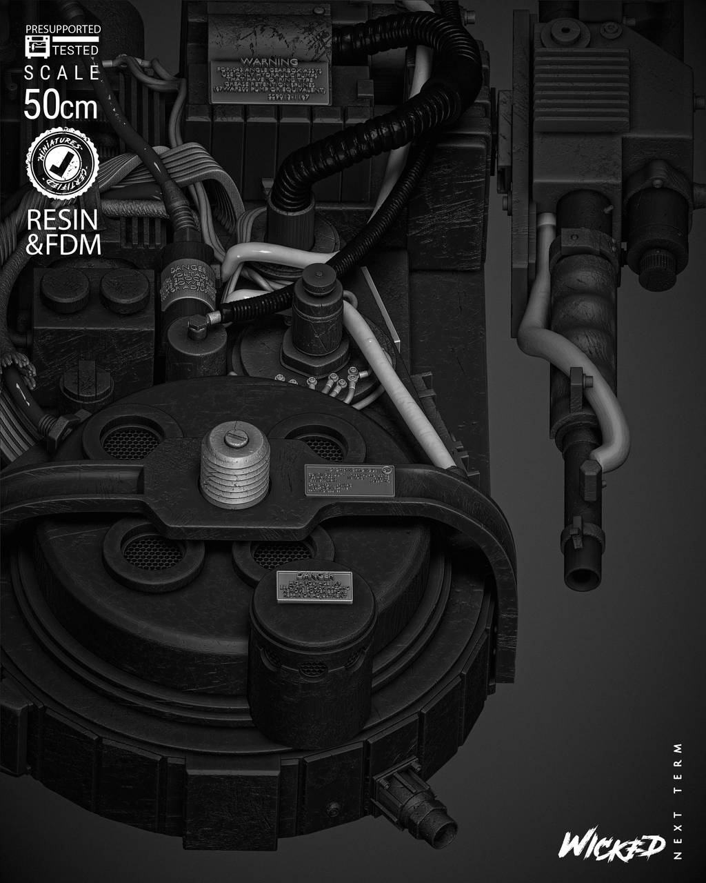 P站图纸印象馆 3DWicked 捉鬼敢死队 质子背包 3DWicked 捉鬼敢死队 质子背包