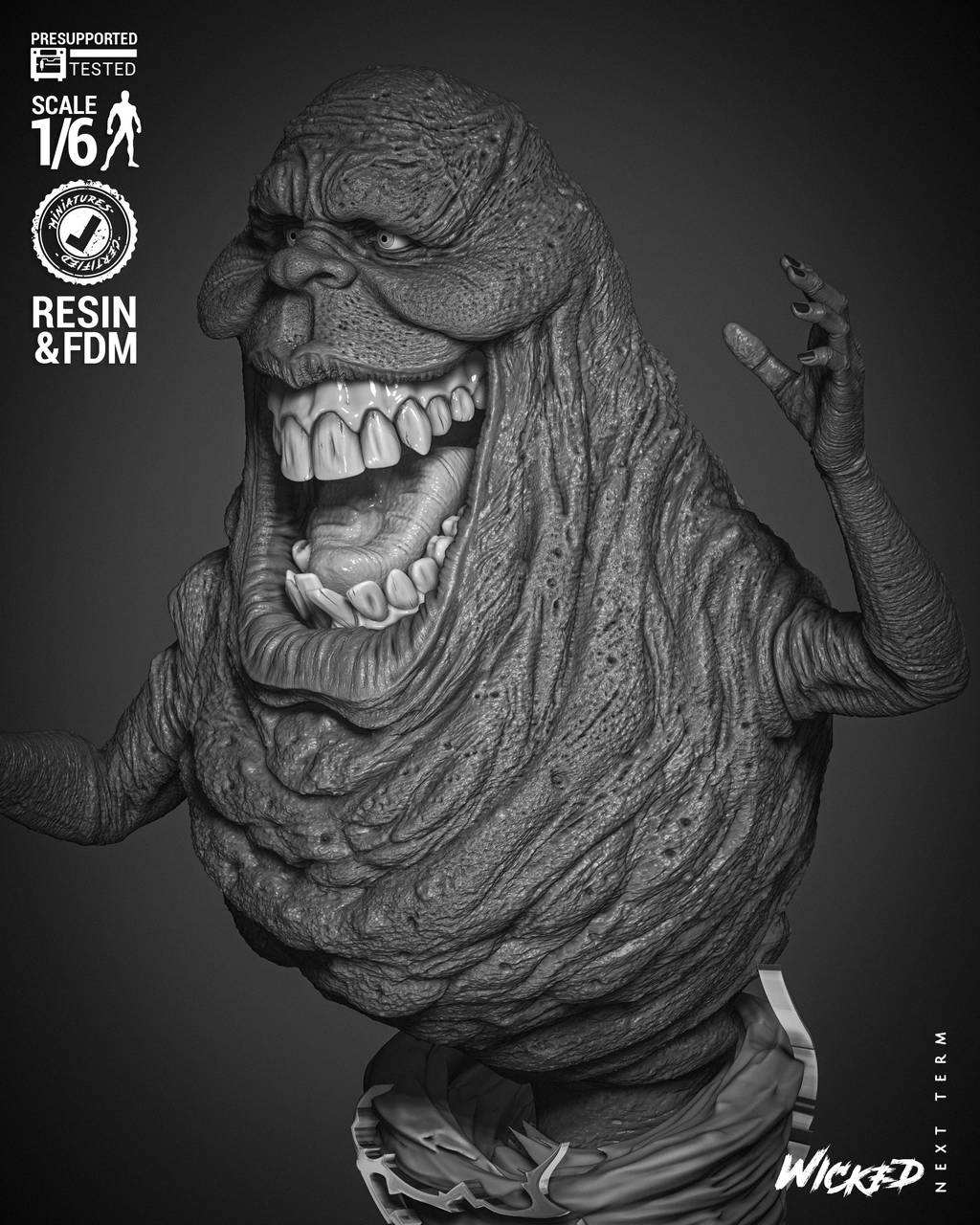 P站图纸印象馆 3DWicked 捉鬼敢死队 洋葱头史莱姆 3DWicked 捉鬼敢死队 洋葱头史莱姆