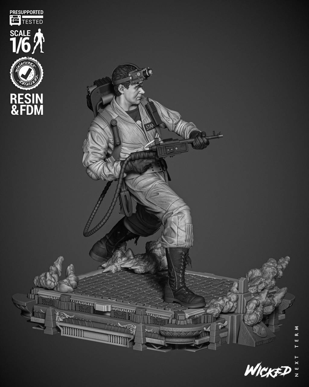 P站图纸印象馆 3DWicked 捉鬼敢死队 雷 3DWicked 捉鬼敢死队 雷