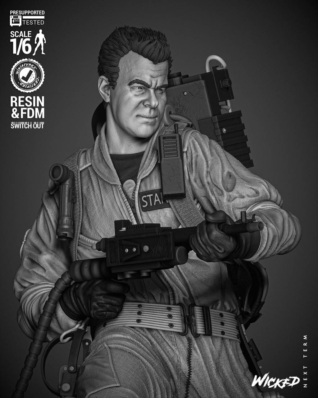 P站图纸印象馆 3DWicked 捉鬼敢死队 雷 3DWicked 捉鬼敢死队 雷