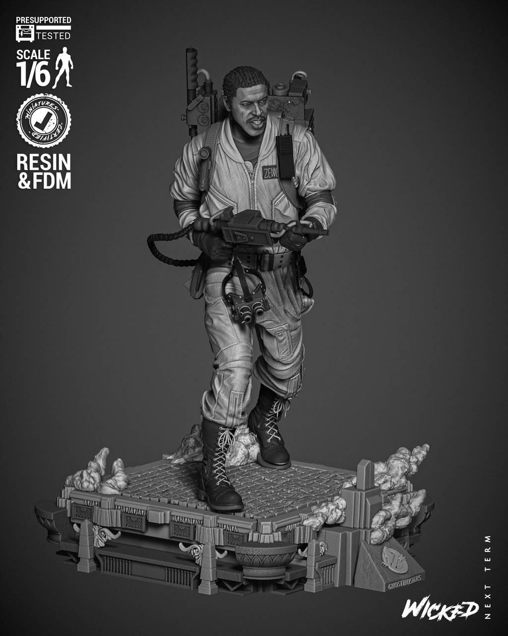 P站图纸印象馆 3DWicked 捉鬼敢死队 温斯顿 3DWicked 捉鬼敢死队 温斯顿