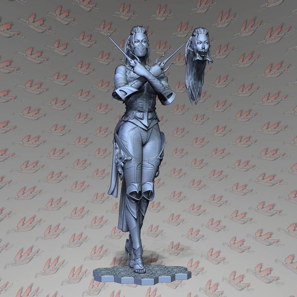 P站图纸印象馆 PCS 真人快打 米莉娜 PCS 真人快打 米莉娜