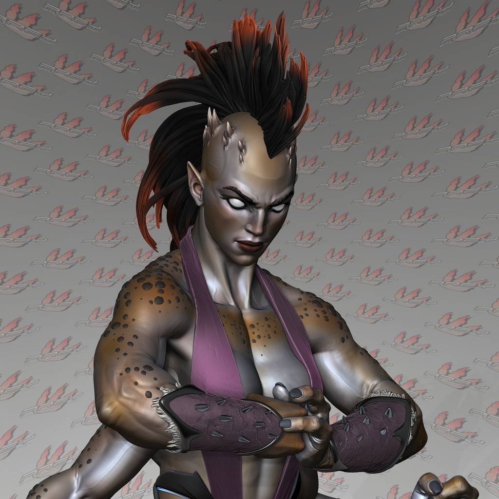 P站图纸印象馆 PCS 真人快打 四臂女怪 PCS 真人快打 四臂女怪