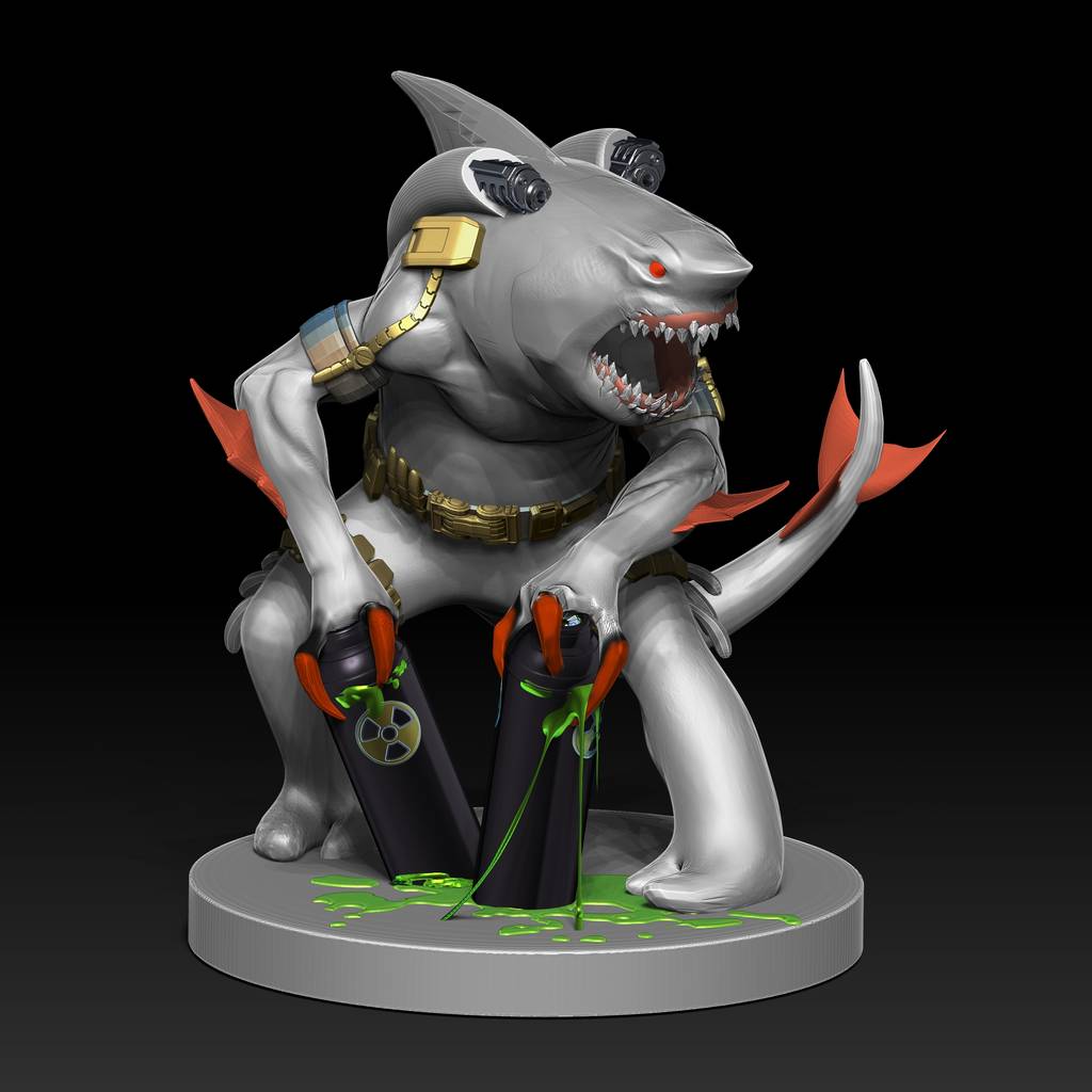 P站图纸印象馆 PCS 鲨鱼人 PCS 鲨鱼人