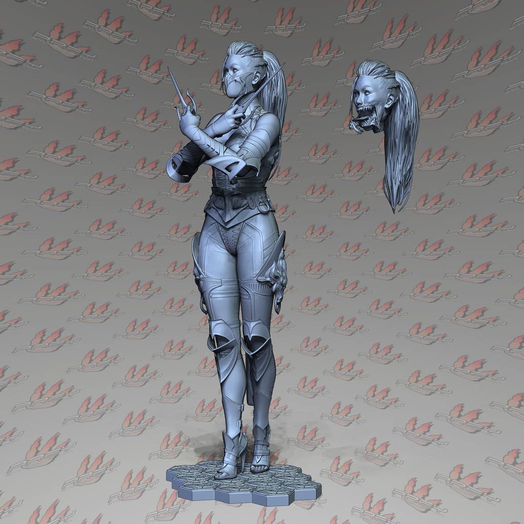 P站图纸印象馆 PCS 真人快打 米莉娜 PCS 真人快打 米莉娜