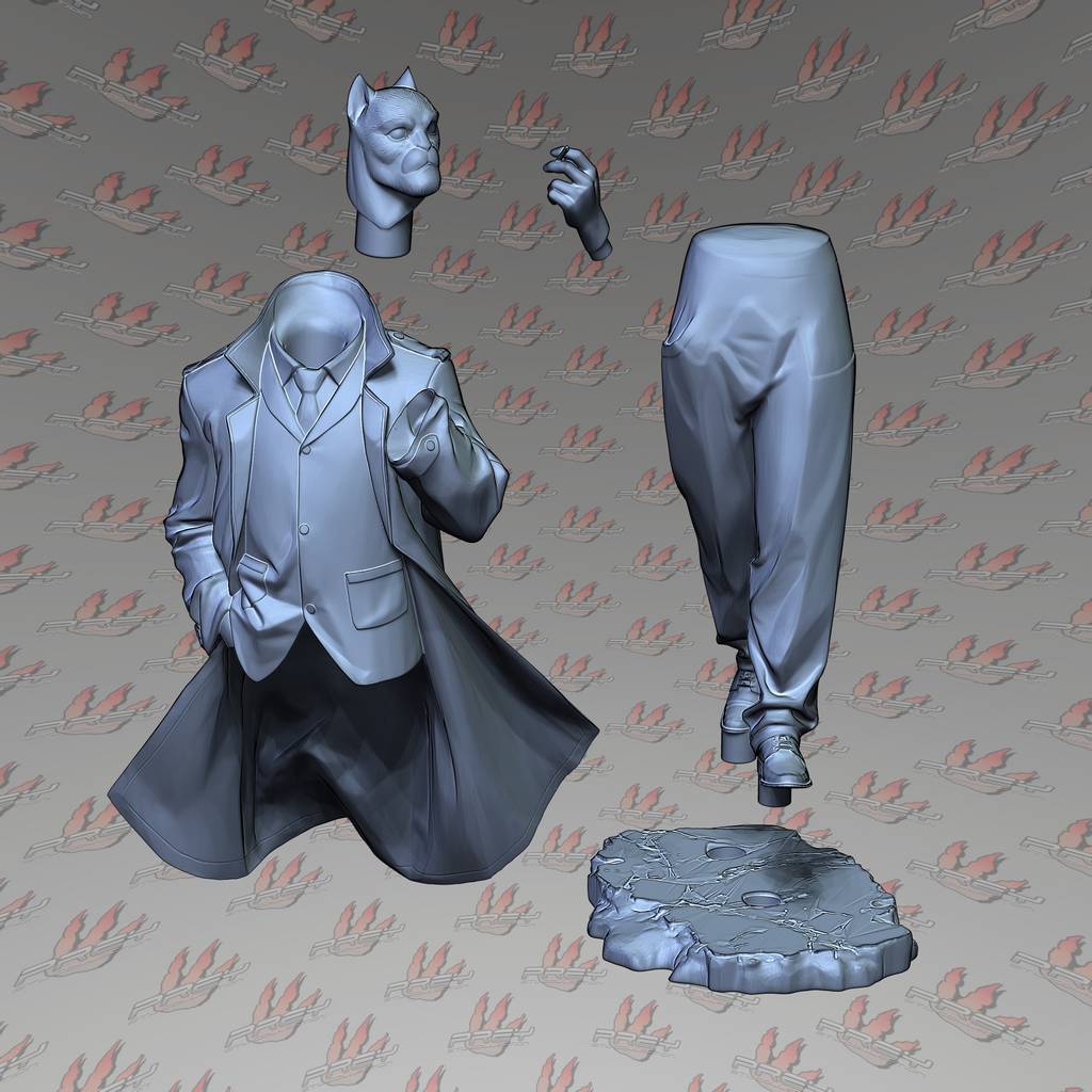 P站图纸印象馆 PCS 黑猫侦探 墨萨德 PCS 黑猫侦探 墨萨德