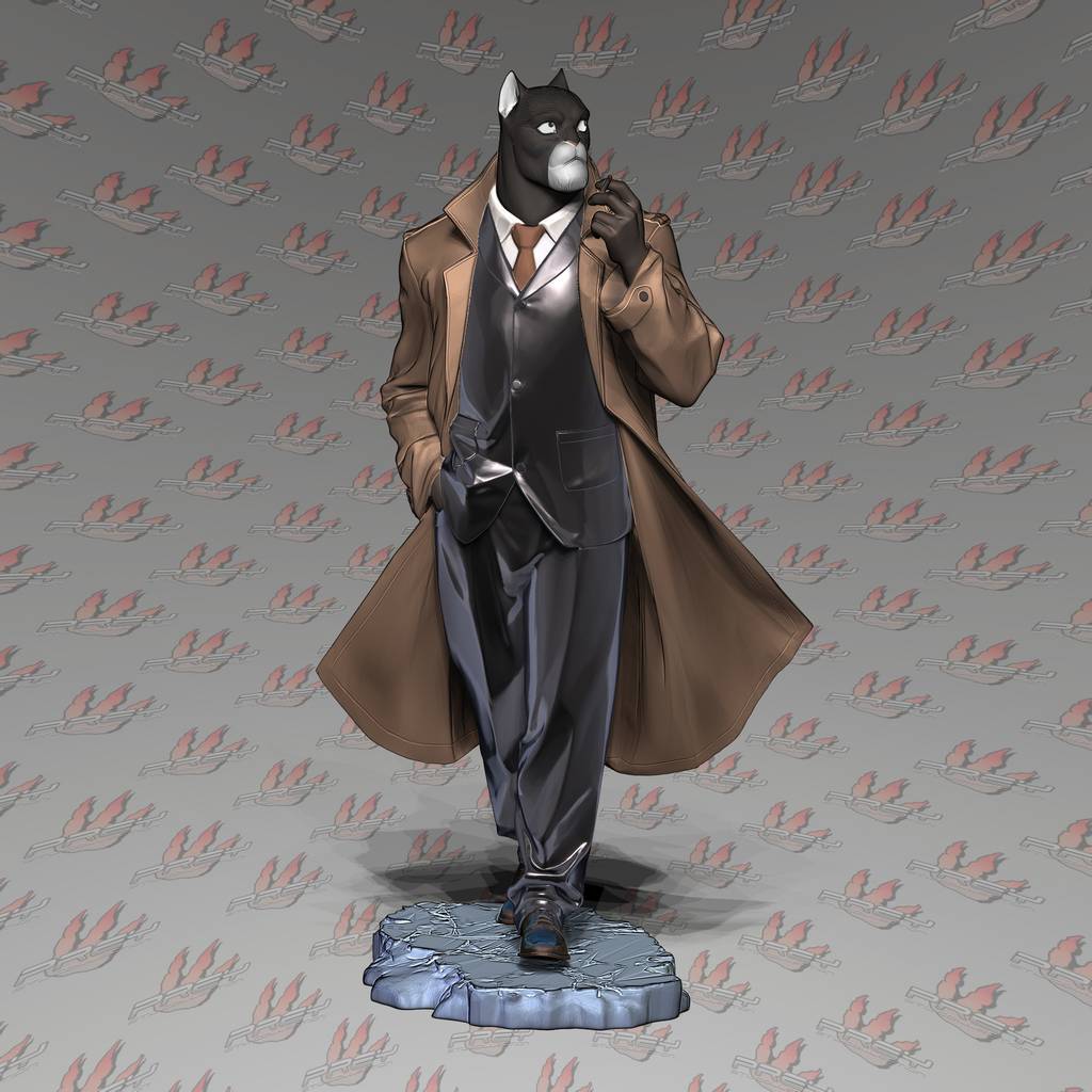 P站图纸印象馆 PCS 黑猫侦探 墨萨德 PCS 黑猫侦探 墨萨德