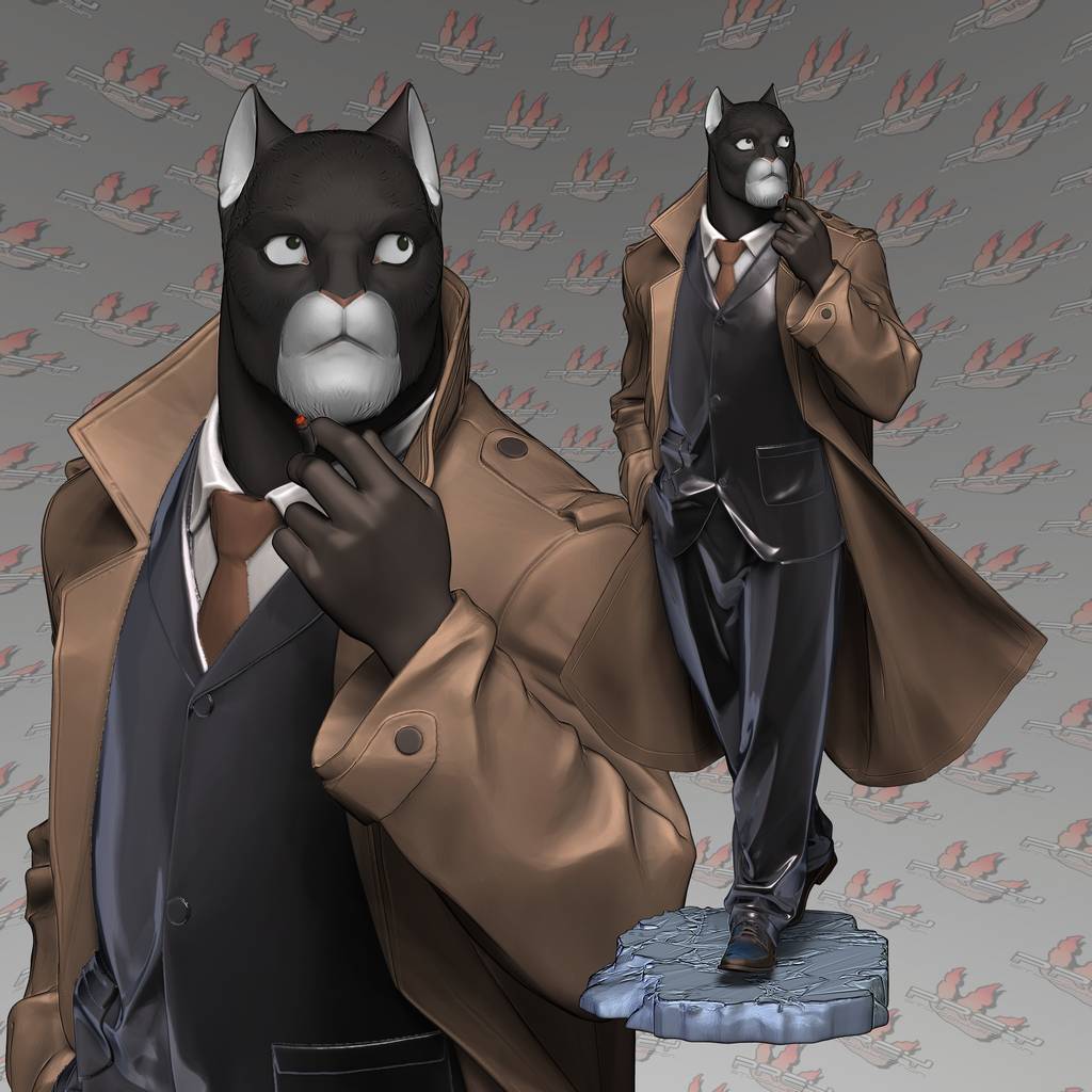 P站图纸印象馆 PCS 黑猫侦探 墨萨德 PCS 黑猫侦探 墨萨德