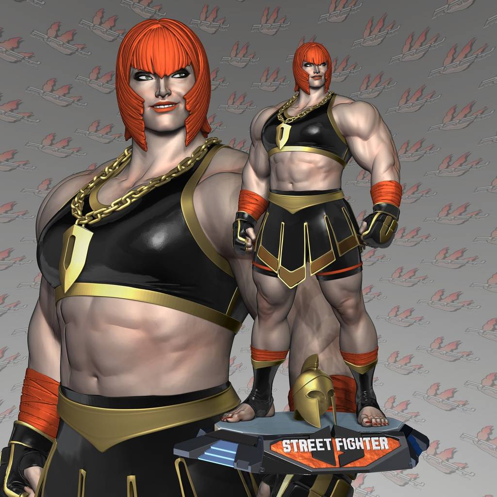 P站图纸印象馆 PCS 街头霸王 玛丽莎 PCS 街头霸王 玛丽莎