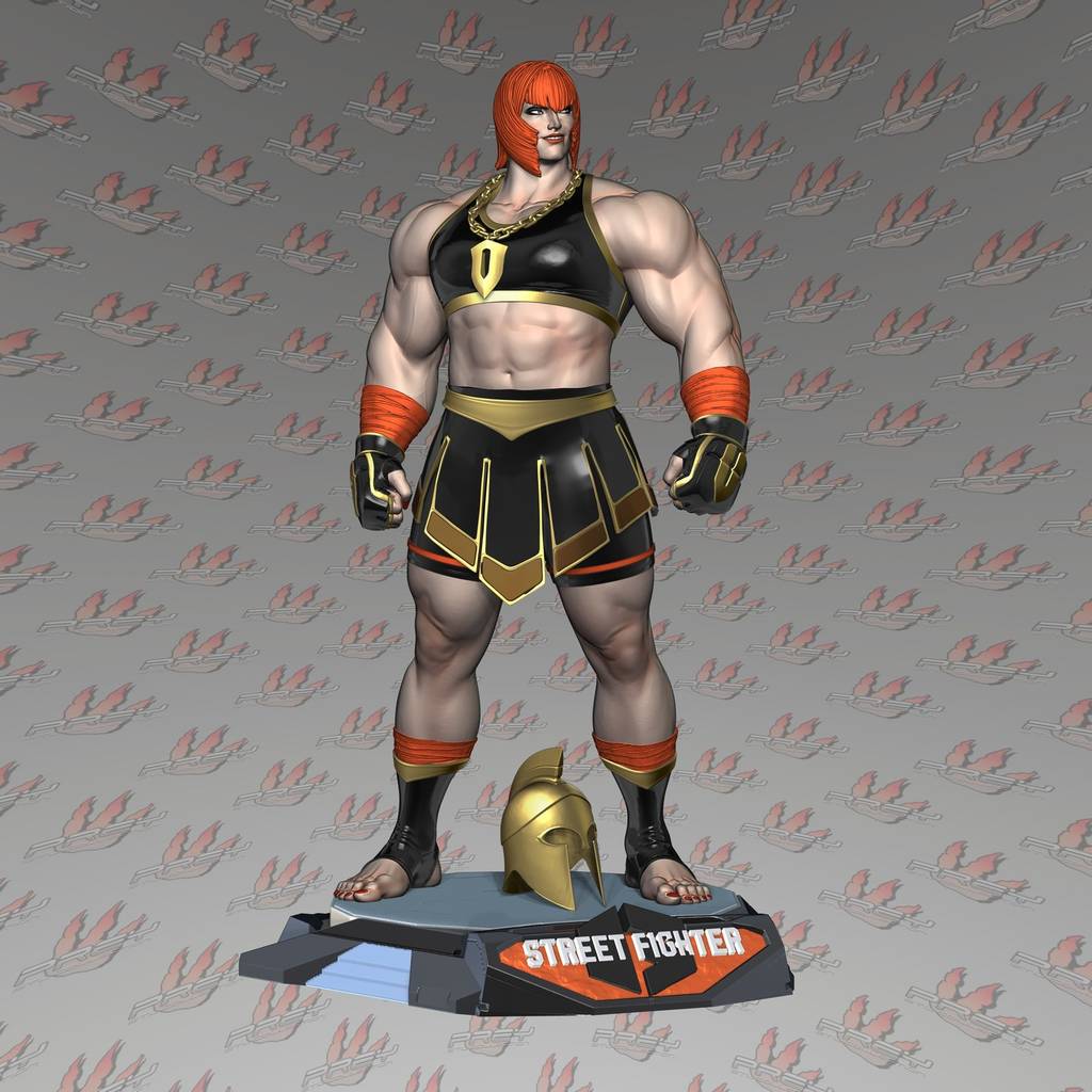 P站图纸印象馆 PCS 街头霸王 玛丽莎 PCS 街头霸王 玛丽莎