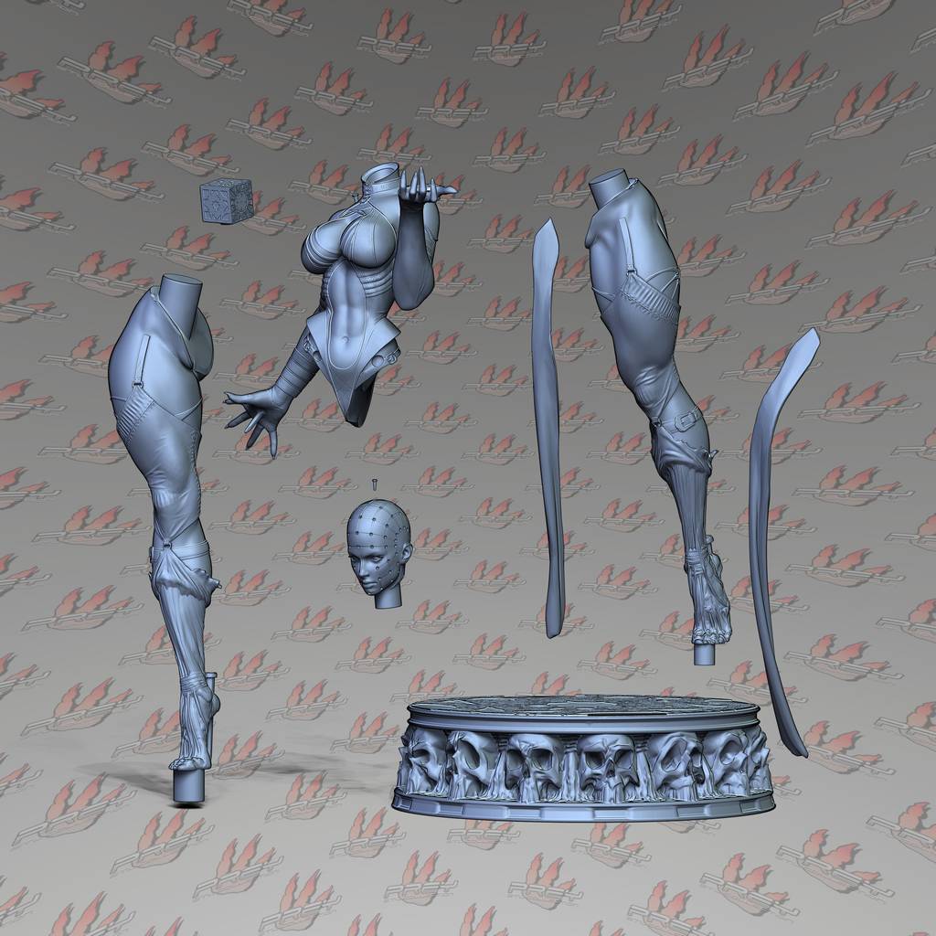 P站图纸印象馆 PCS 猛鬼追魂 钉子头女祭司 PCS 猛鬼追魂 钉子头女祭司