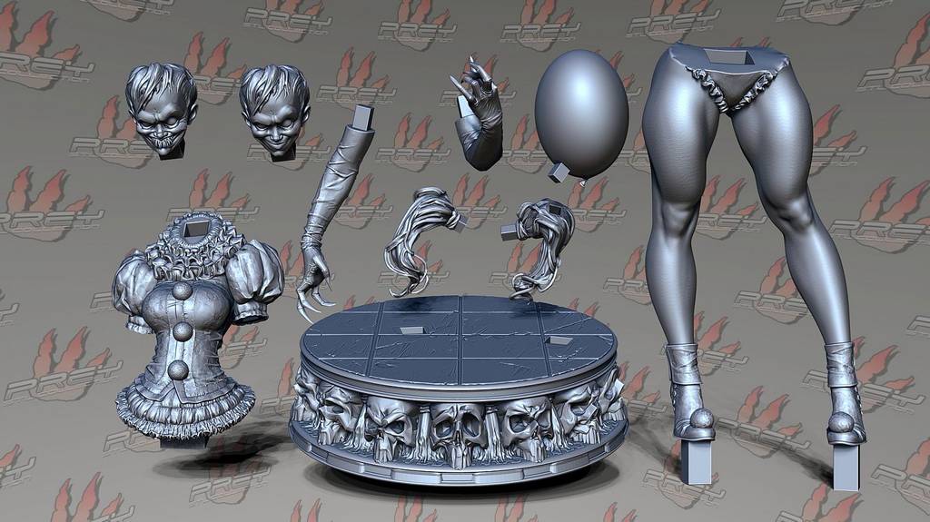 P站图纸印象馆 PCS 小丑回魂 潘尼怀斯 PCS 小丑回魂 潘尼怀斯