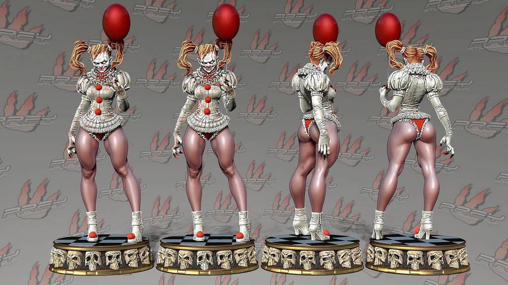 P站图纸印象馆 PCS 小丑回魂 潘尼怀斯 PCS 小丑回魂 潘尼怀斯