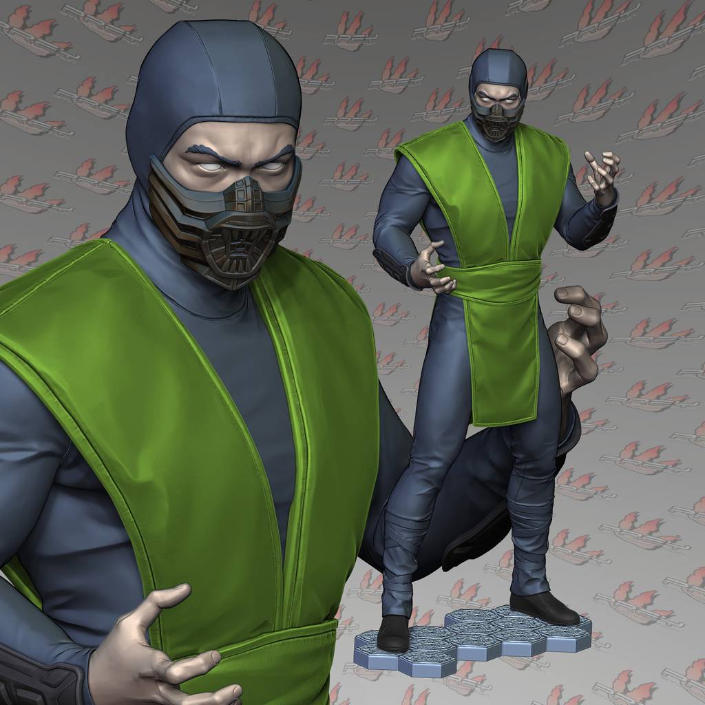 P站图纸印象馆 PCS 真人快打 Reptile PCS 真人快打 Reptile