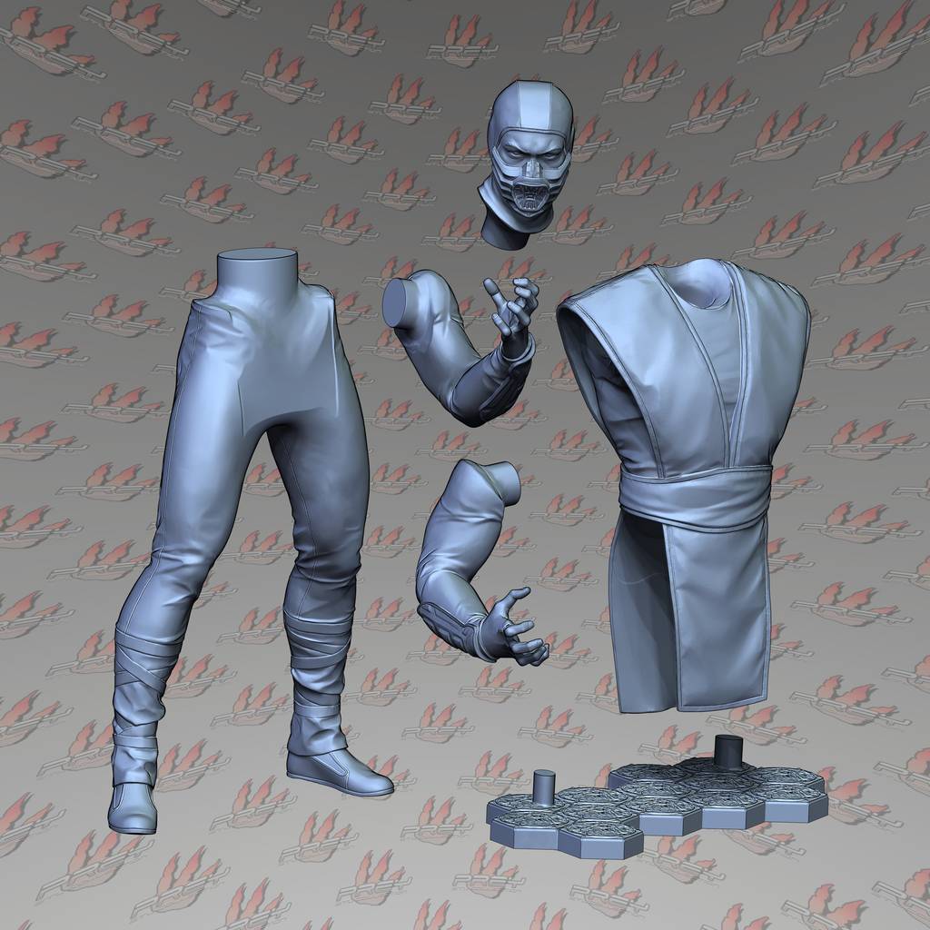 P站图纸印象馆 PCS 真人快打 Reptile PCS 真人快打 Reptile