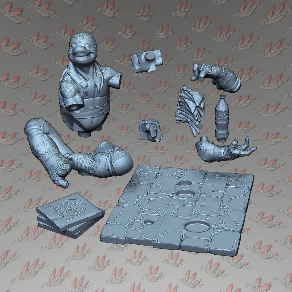 P站图纸印象馆 PCS 忍者神龟 米开朗基罗 PCS 忍者神龟 米开朗基罗