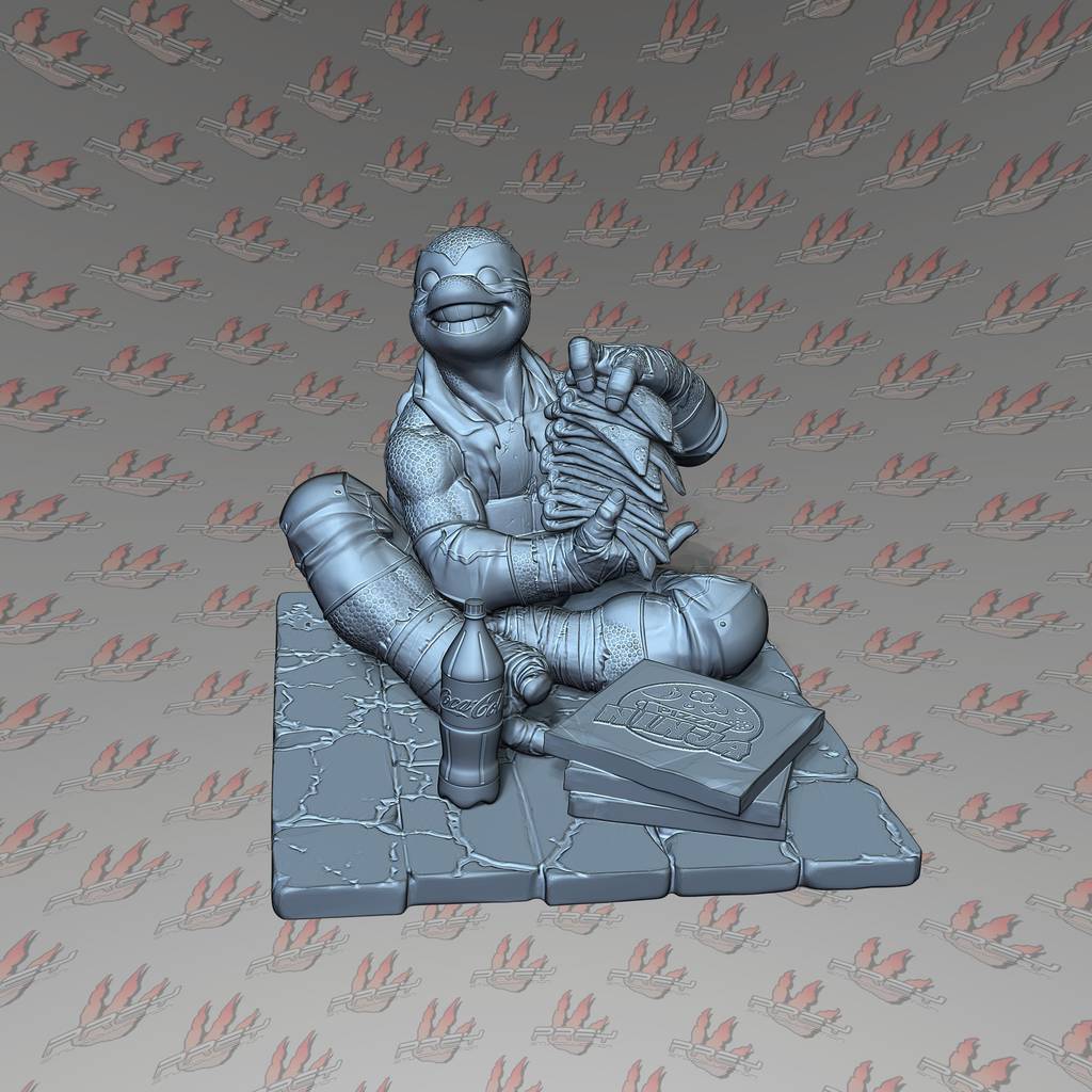 P站图纸印象馆 PCS 忍者神龟 米开朗基罗 PCS 忍者神龟 米开朗基罗