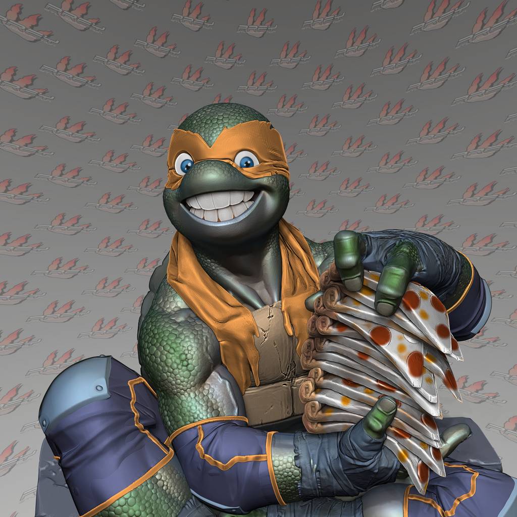 P站图纸印象馆 PCS 忍者神龟 米开朗基罗 PCS 忍者神龟 米开朗基罗