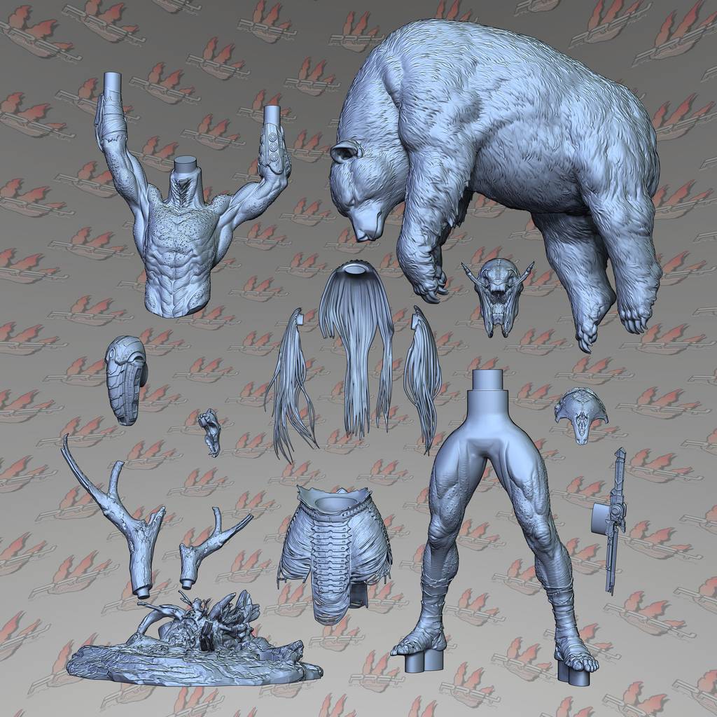 P站图纸印象馆 PCS 狂暴铁血战士 PCS 狂暴铁血战士