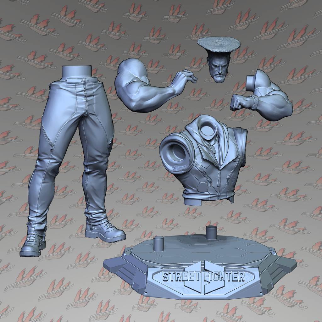 P站图纸印象馆 PCS 街头霸王 古烈 PCS 街头霸王 古烈