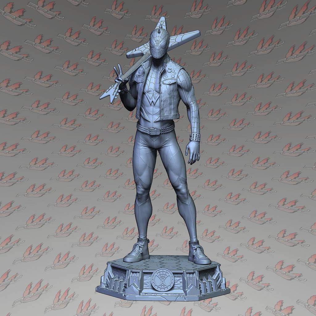 P站图纸印象馆 PCS 漫威 蜘蛛朋克 PCS 漫威 蜘蛛朋克