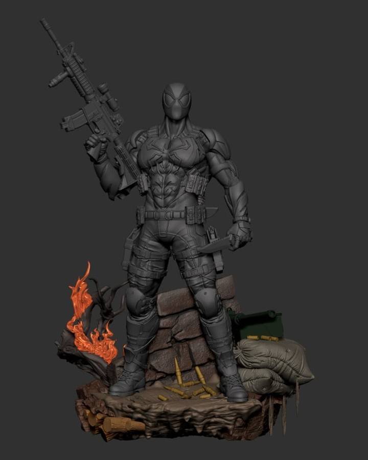 P站图纸印象馆 漫威 蜘蛛侠 漫威 蜘蛛侠