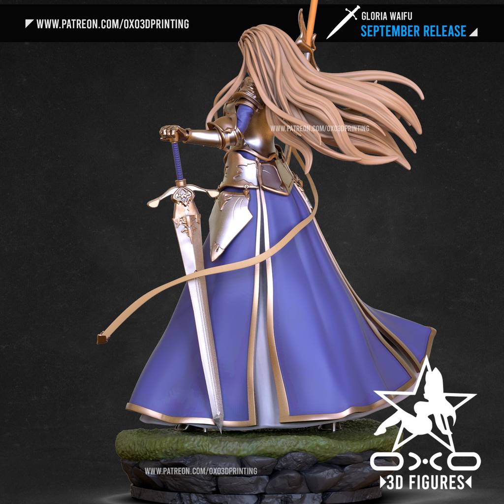 P站图纸印象馆 OXO3D 铃兰之剑:为这和平的世界 歌洛莉亚 OXO3D 铃兰之剑:为这和平的世界 歌洛莉亚