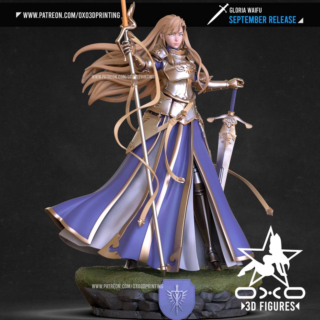 P站图纸印象馆 OXO3D 铃兰之剑:为这和平的世界 歌洛莉亚 OXO3D 铃兰之剑:为这和平的世界 歌洛莉亚