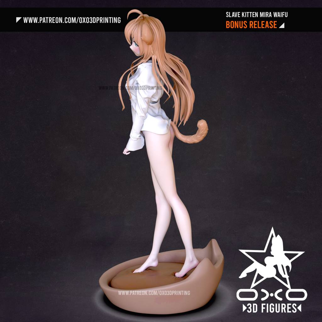 P站图纸印象馆 OXO3D 我家猫猫是可爱的女孩子 黄豆粉 OXO3D 我家猫猫是可爱的女孩子 黄豆粉