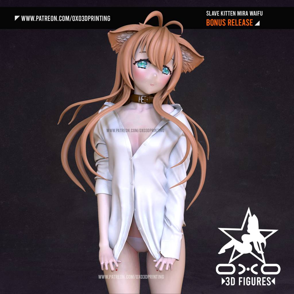 P站图纸印象馆 OXO3D 我家猫猫是可爱的女孩子 黄豆粉 OXO3D 我家猫猫是可爱的女孩子 黄豆粉