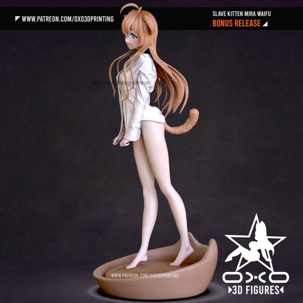 P站图纸印象馆 OXO3D 我家猫猫是可爱的女孩子 黄豆粉 OXO3D 我家猫猫是可爱的女孩子 黄豆粉