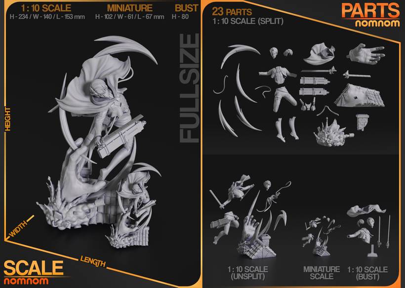 P站图纸印象馆 NomNom 进击的巨人 利利威尔 NomNom 进击的巨人 利利威尔