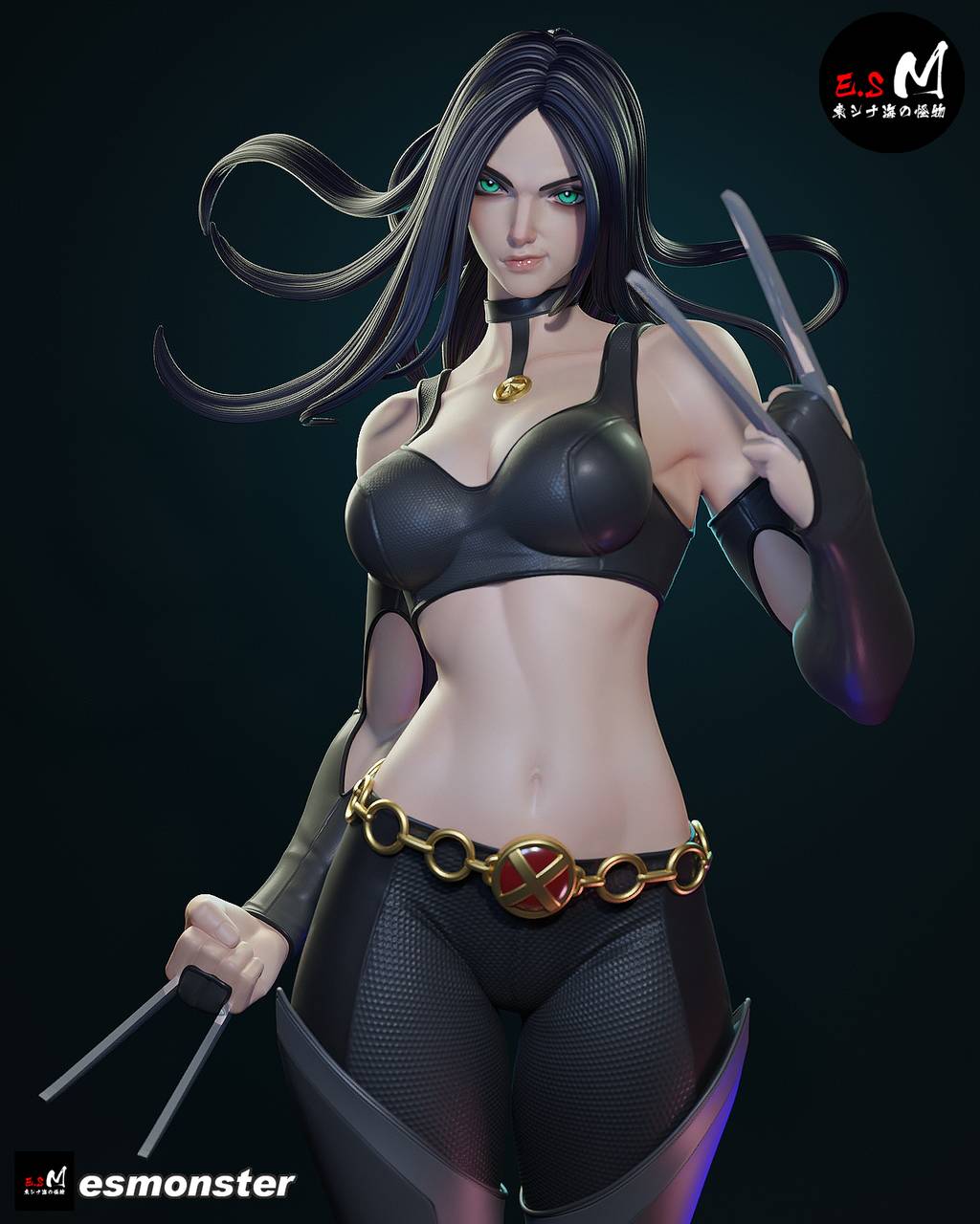 P站图纸印象馆 ESMonster 漫威 劳拉·金尼 ESMonster 漫威 劳拉·金尼