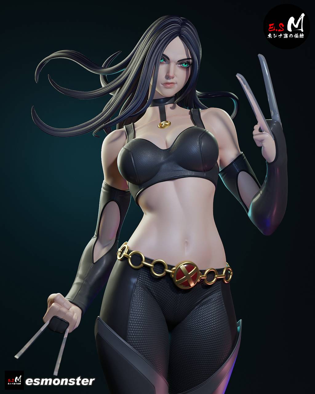 P站图纸印象馆 ESMonster 漫威 劳拉·金尼 ESMonster 漫威 劳拉·金尼