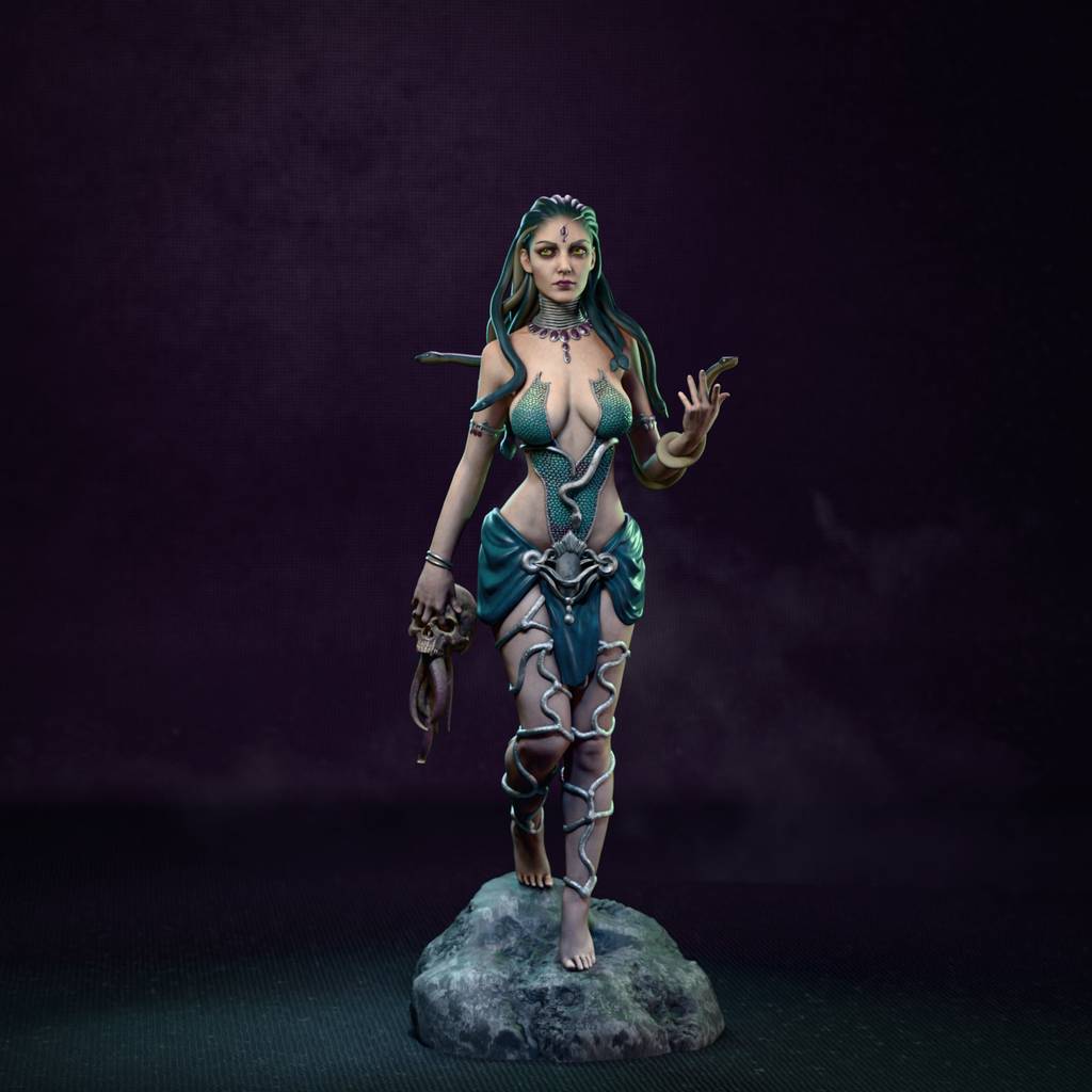 P站图纸印象馆 CA3D 希腊神话 美杜莎 CA3D 希腊神话 美杜莎