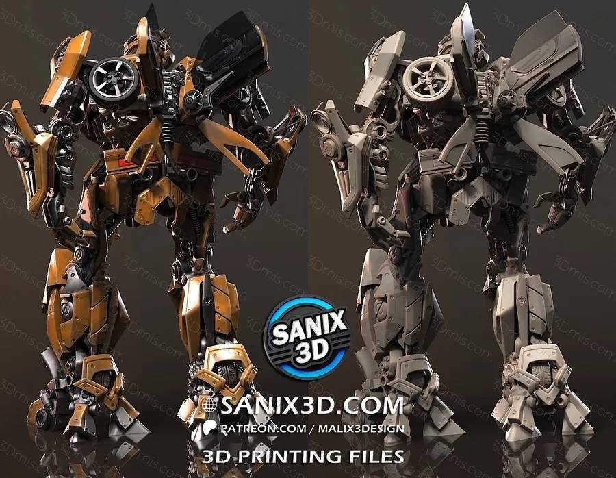 Sanix3d 变形金刚 大黄蜂