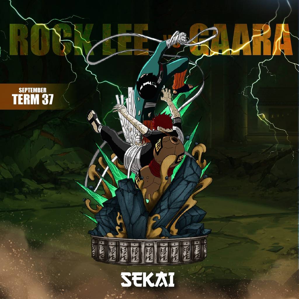 P站图纸印象馆 Sekai 火影忍者 我爱罗对战洛克·李 Sekai 火影忍者 我爱罗对战洛克·李