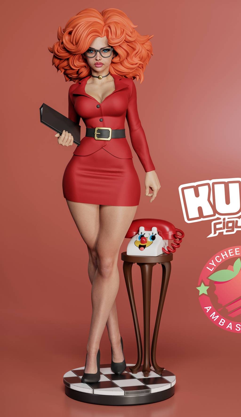 P站图纸印象馆 KuGo figures 飞天小女警 莎拉·贝伦 KuGo figures 飞天小女警 莎拉·贝伦