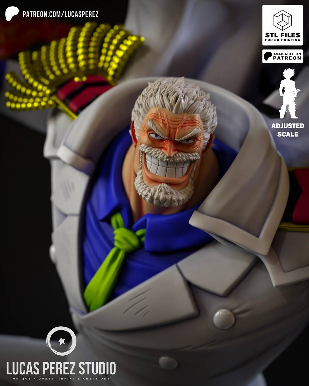 P站图纸印象馆 Lucas Perez 海贼王 海军英雄 Lucas Perez 海贼王 海军英雄