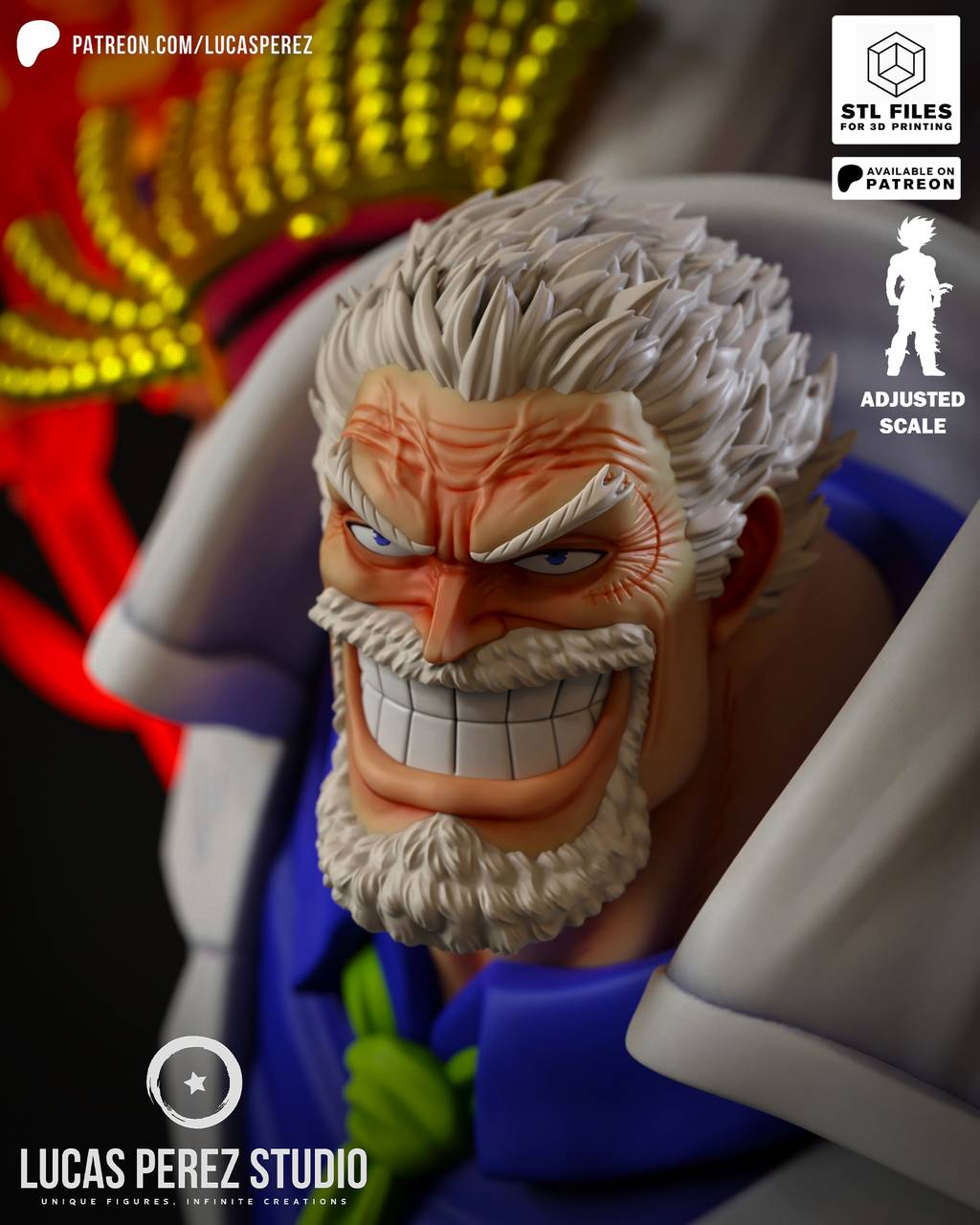 P站图纸印象馆 Lucas Perez 海贼王 海军英雄 Lucas Perez 海贼王 海军英雄