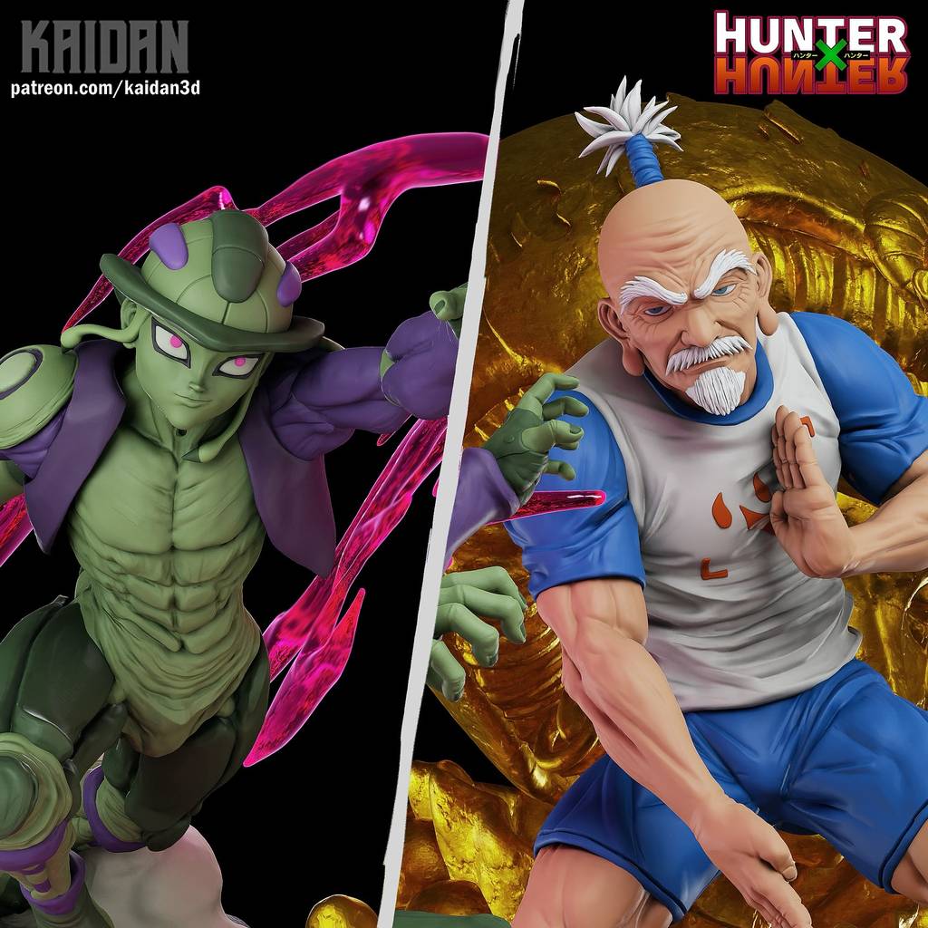 P站图纸印象馆 Kaidan 全职猎人 尼特罗对战梅鲁埃姆 Kaidan 全职猎人 尼特罗对战梅鲁埃姆