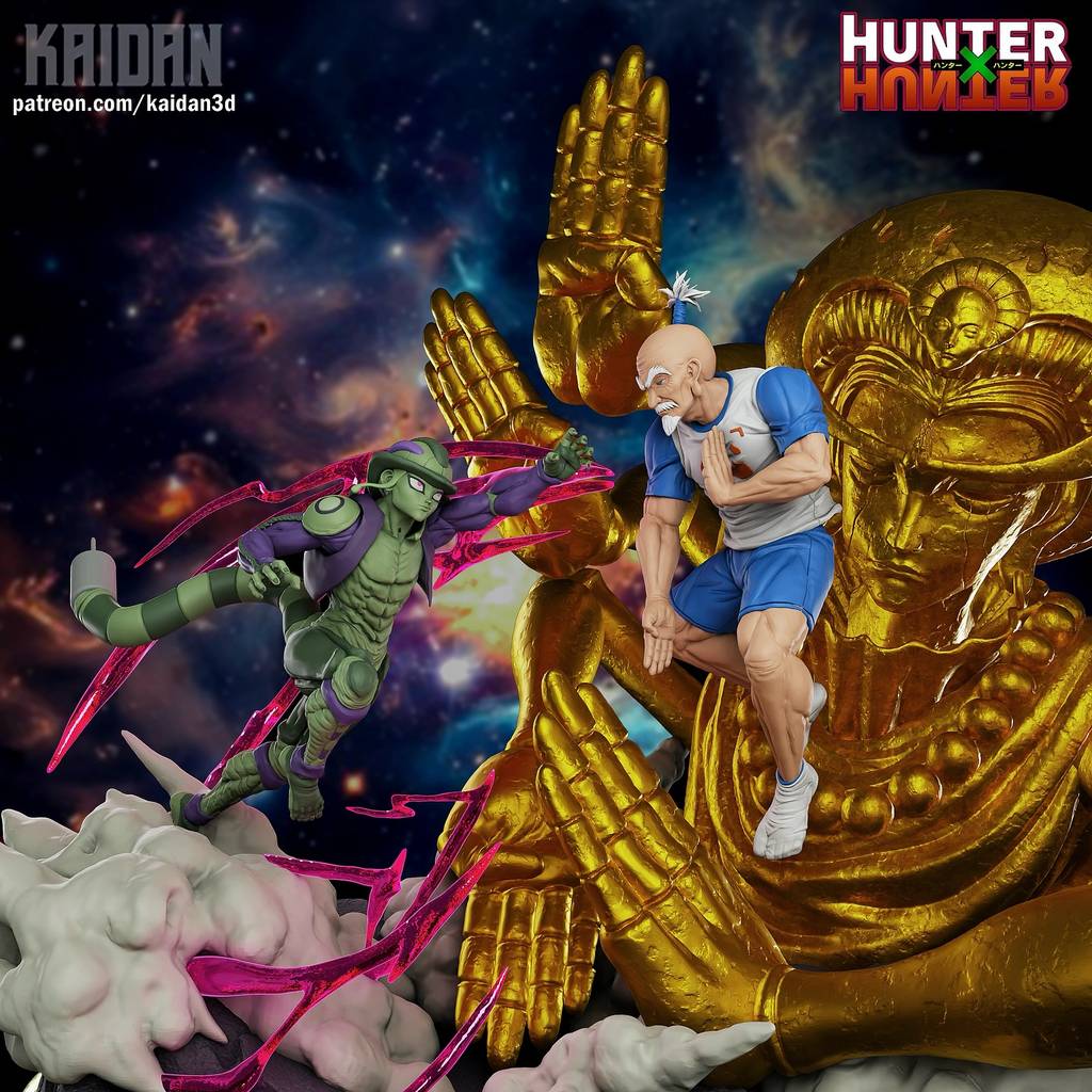 P站图纸印象馆 Kaidan 全职猎人 尼特罗对战梅鲁埃姆 Kaidan 全职猎人 尼特罗对战梅鲁埃姆