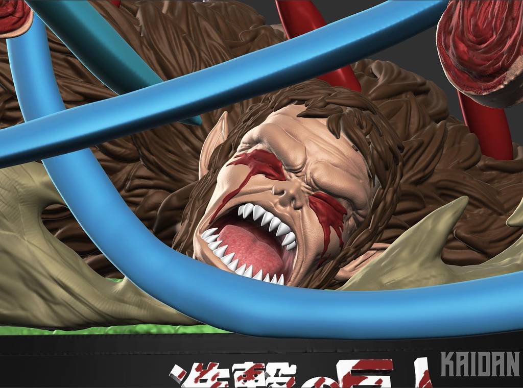 P站图纸印象馆 Kaidan 进击的巨人 利威尔VS兽之巨人 Kaidan 进击的巨人 利威尔VS兽之巨人