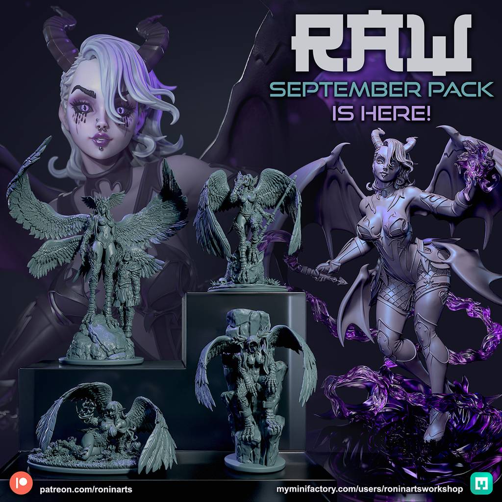 P站图纸印象馆 Ronin Arts 2024年9月图纸包 Ronin Arts 2024年9月图纸包