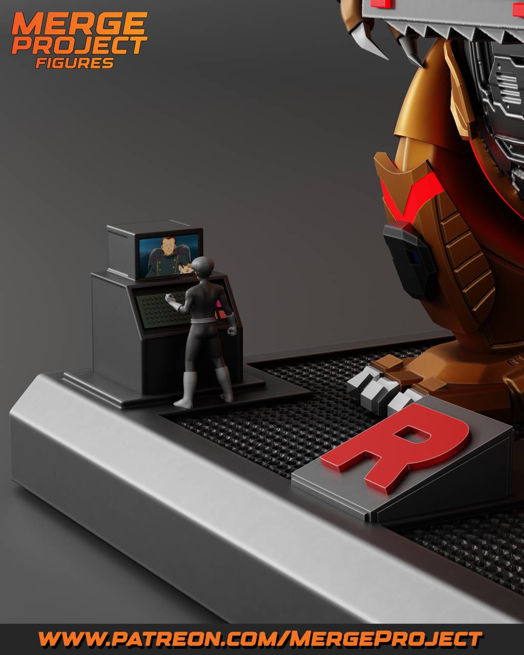 P站图纸印象馆 MPF 精灵宝可梦 机甲喷火龙 MPF 精灵宝可梦 机甲喷火龙