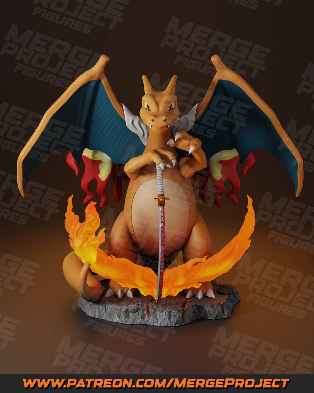 P站图纸印象馆 MPF 精灵宝可梦 喷火龙 MPF 精灵宝可梦 喷火龙